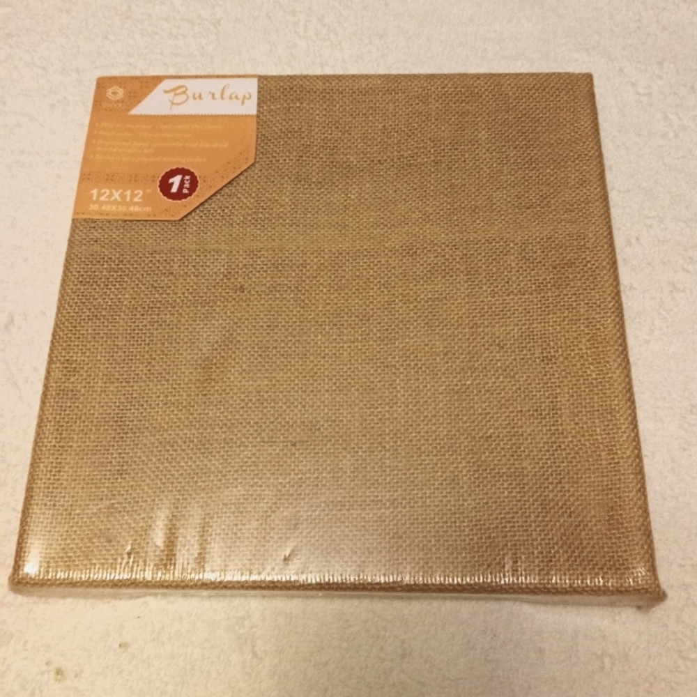 Burlap frame